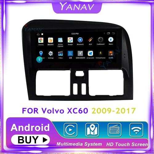 PX6 System Car Stereo Radio For-Volvo XC60 2009-2017 Car Audio Android Multimedia GPS Navigation Touch Screen MP3 MP4 Player
