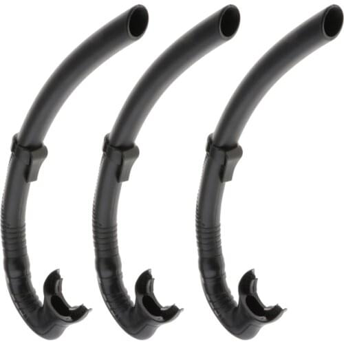 3Pcs Swimming Snorkel Scuba Diving Snorkeling Swim Training Breath Tube Breath Scuba Diving Set Tube Dry Snorkeling Equipment