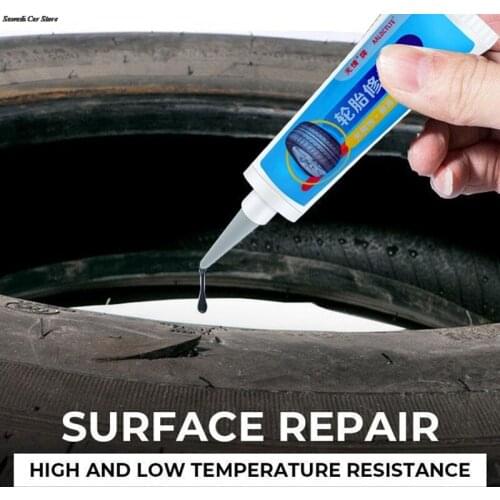 1PC Rubber Tire Repair Artifact Glue Car Special Glue Repair Tire Cracks Strong Glue Silicone Adhesive For Tires Surface Repair
