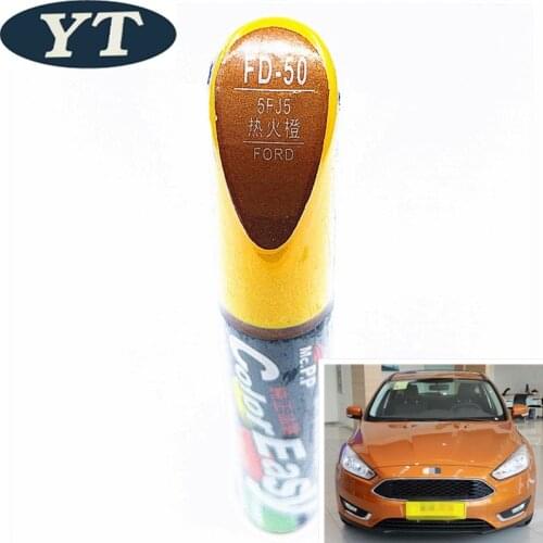 Car scratch repair pen, auto paint pen ORANGE color for Ford ecosport,kuga, focus,s-max,fiesta ,car painting pen
