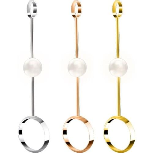 New pearl ring Cigarette Holder Ring Rack Metal Finger Clip Women Men Cigarettes Smoking Accessories Crude smoke dedicated