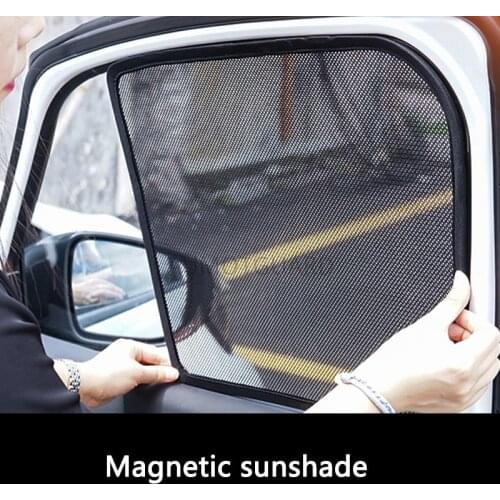 For Honda Fit 2021 Four Generations GR9 Magnetic Car Curtain Interior Curtain Sunshade Sunscreen and Mosquito Prevent