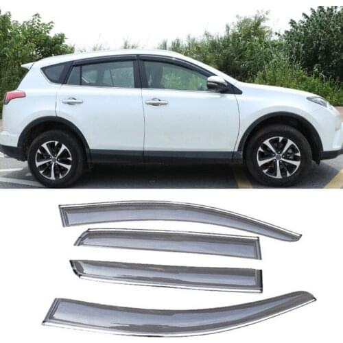 FOR Window Visor NEW Toyota RAV4 XA50 2019 2020 Weather Shield Window Waterproof Visor Toyota RAV4 Accessories 4 Pcs/set