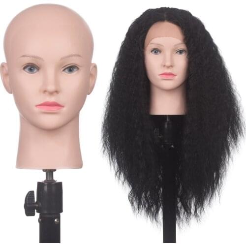 Female Mannequin Head Fair Skin Without Hair For Making Wig Stand and Hat Eyeglasses Display Cosmetology Manikin Training Head