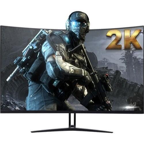 LCD Gaming Monitor 24inch Curved Screen 144hz Gaming Computer Monitor