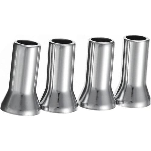 NEW Plastic 4PCS/Lot Chrome Alloy Caps Universal Silver Wheel Tyre Valve Caps Stem Dust Cover Airtight Cover