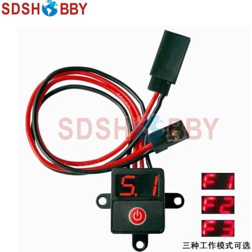 Multi Functional Digital Display Electronic Switch 4110# Stable Power Supply for Receiver and Servo