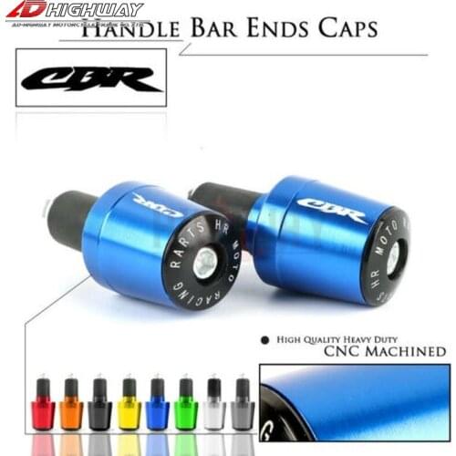 Motorcycle CNC 7/8'' 22MM Handlebar Handle Bar End Grips Cap Weight Plugs Silder For Honda CBR1000RR CBR 1000 RR FIREBLADE / SP