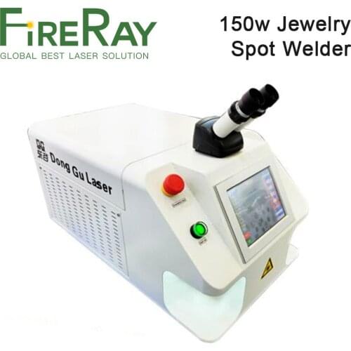 FireRay Desktop 150W YAG Jewelry Spot Welder Jewelry Laser Welding Machine for Silver Gold Rings Pendants Denture