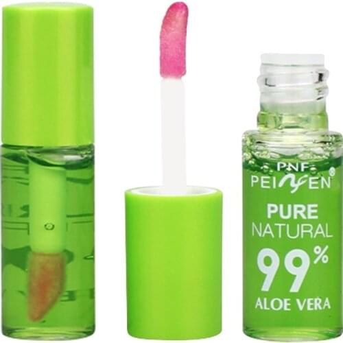Natural Women Pure Aloe Change Color Lipstick Water Lipgloss Long Lasting Moistourizing Lip Cosmetic New