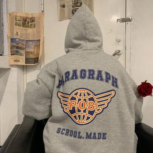 Autumn 2021 new zipper jacket women retro loose bf wind long-sleeved jacket men and women tops escape black titan sweatshirt y2k