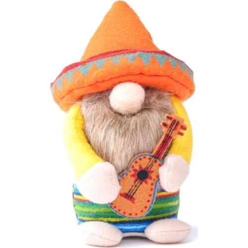 YYSD Fiesta Gnome Couple Tomte for mexican Taco Tuesday Gift Nisse Handmade Scandinavian Folklore Household Ornaments