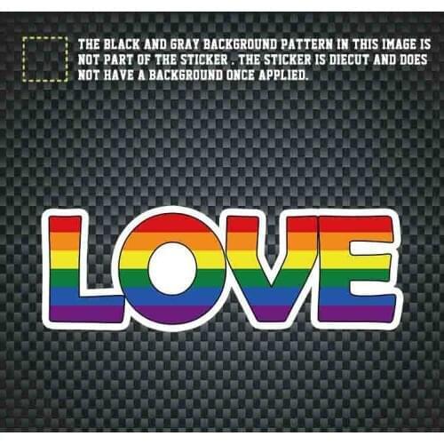 Rainbow Love Sticker Decal