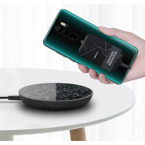 Redmi Note 8 Pro Qi Wireless Charging Charger USB Type C Receiver patch bag Wireless Charging for Xiaomi Redmi Note 8
