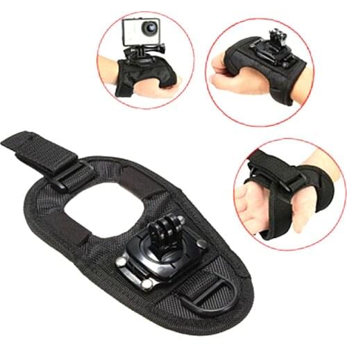 360 Degrees Wrist Band Arm Strap Belt Tripod Mount for GoPro Hero 8/7/6/5/4/3+/2 Camera Fist Adapter Band for Go Pro Accessories
