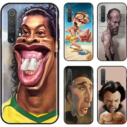 Funny Funny Superstar For OPPO Find X3 X2 K5 K3 R17 R15 R9S F19 F15 F11 F9 F7 F5 Neo lite Pro Black Soft Phone Case