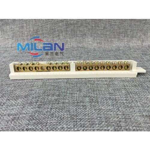 Zero discharge terminal type 9 + 9 zero line terminal zero ground terminal distribution box terminals in zero