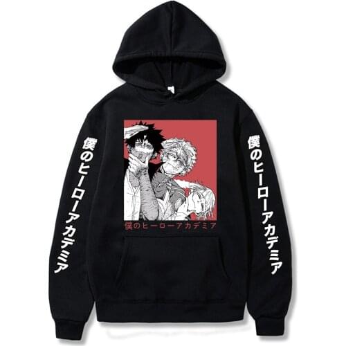 Anime My Hero Academia Printed Hawks Toga Himiko Dabi Hoodie Long Sleeve Sweatshirts Pullover