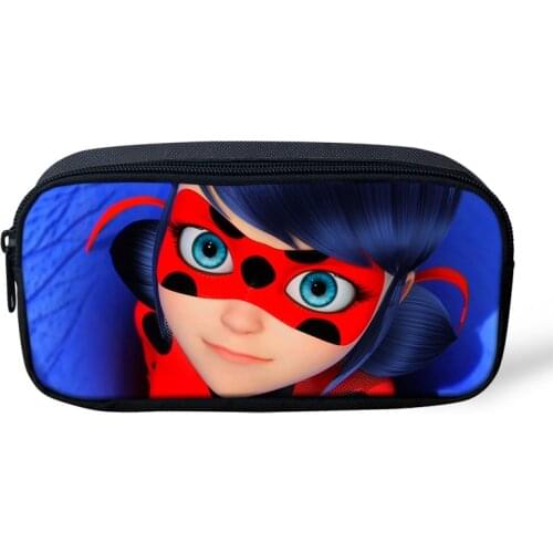 Cartoon Girl Pattern WomenS Cosmetic Bag Cartoon Printing Pencil Case For Children Kids Girls Boys Pencil Bags Cosmetic Cases