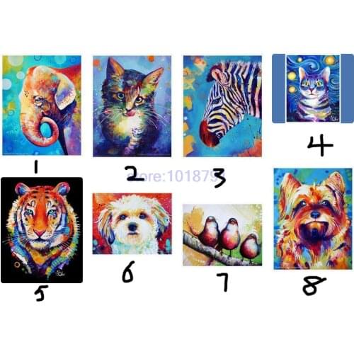 Animals Cat Hot Sale Diamond Embroidery, Diamond Painting Cross Stitch, Picture Of Rhinestones Full Square Diamond Mosaic Kits