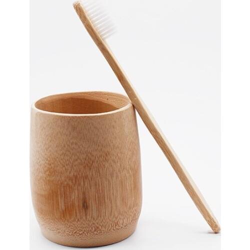 500Pcs/Lot simple Bamboo Toothbrush Natural Fiber Ultra Soft White Bamboo Charcoal Brush Teeth Cleaning Oral Cleaning