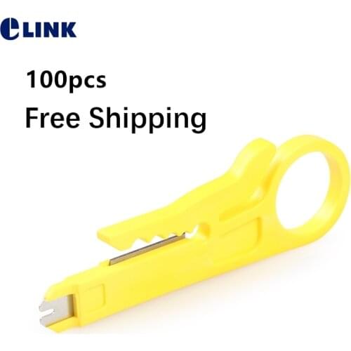 100pc Mini Portable Wire Stripper Knife Crimper Pliers network Tool Cable Stripping Cutter Multi Tools Cut Line Pocket Multitool
