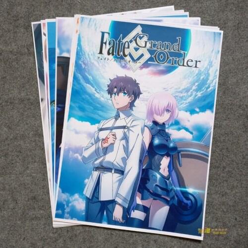 8Pcs Anime Fate/Grand Order Picture Posters Figures Poster 42x29cm Toys for Wall Home Decoration Kids Adult Gift