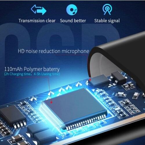 Q1JF Audio Receiver Aux 3.5mm Audio Music BT5.0 Transmitter Wired Headphones Hands-Free Calls Dual Purpose Universal