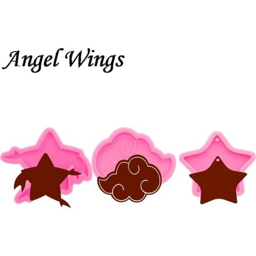 Shiny Resin Star Silicone Molds , Clay Molds , DIY Resin Epoxy Mold , Not sticky DY0846