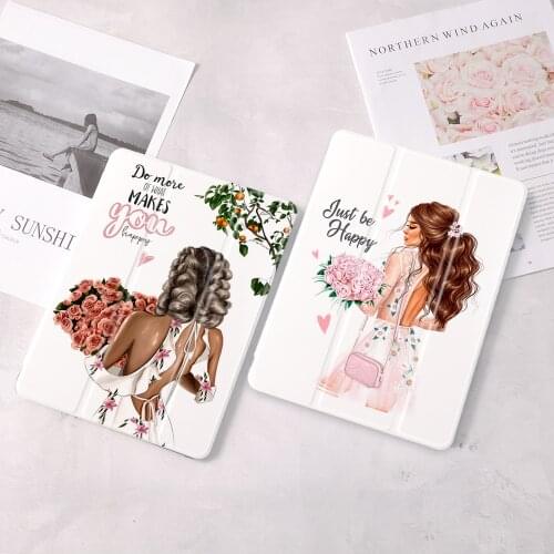 For iPad Case High heels Fashion Trend girl For iPad 10.9 inch Air 4 2020 9.7 inch 5th 6th 10.2 8th 7th 12.9 inch Mini 4 5 Cover