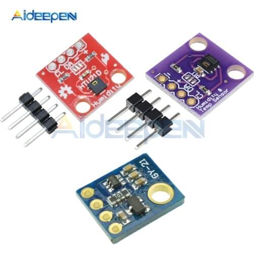 GY-213V-HTU21D HTU21D Digital Temperature Humidity Sensor Breakout Board Module IIC/I2C Replace SHT21 SI7021 For Weather Station