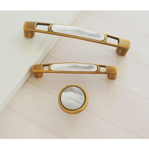 3.78‘’ 5.04‘’ Zinc Alloy Pottery and Porcelain Furniture Fittings Handles and Knob Kitchen Cabinets Drawer Door Handles