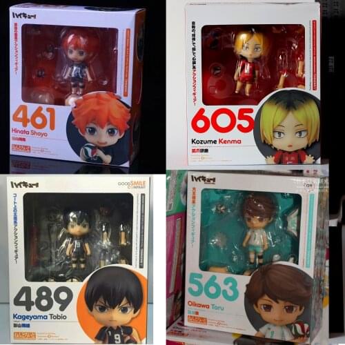 Haikyuu!! Action GSC 489# Kageyama Tobio 461# 605# 563# Q Version Clay Doll Face Changing Haikyuu Hinata Nekoma Kenma Model Toys