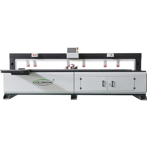 China double spindle cnc deep hole drilling machine woodworking mdf wooden furniture with laser position