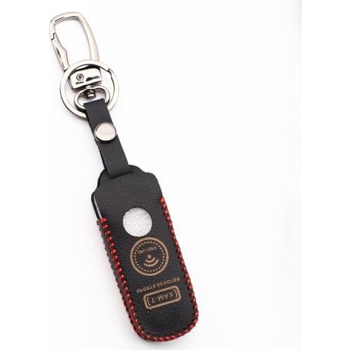 Hot Sale Leather Key Case Cover for Yamaha TMAX 530 DX SX Motorcycle 2017/2018 Motorcycle Smart Key bag fob Protect Shell