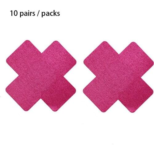 1 pairs Sexy Nipples Covers Women Ultra-thin Breathable Glitter Seamless Invisible Chest Sticker Disposable Adhesive Intimates