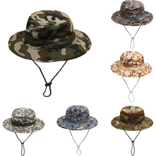 New 2021 Summer Hat Panama For Men Sunscreen Visor Fishing Mountaineering Fishermans Hat Beach Boonie Hat Bucket Hats