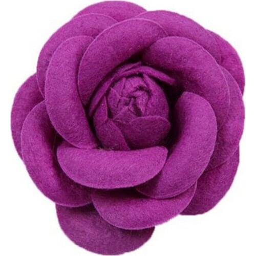 New Arrival Lapel Pins Camellia brooch Backpack Hat Bag Collar Lapel Badges Clothes Accessories Gift