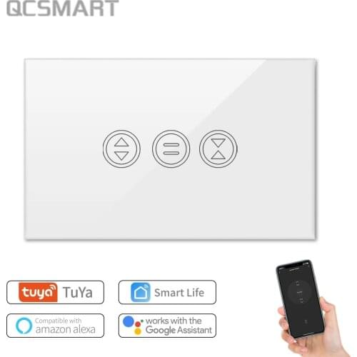 Tuya Smart Life WiFi US Standard Curtain Blinds Switch for Roller Shutter Motor Google Home Alexa Voice Control Timer Automation