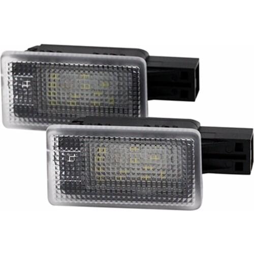 2Pcs/Set License Plate Light For Volvo C70 V50 S60 S60L V40 XC90 LED Light For Car License Number Plate Light Lamp