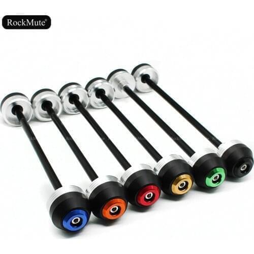 Front Rear Wheel Axle Fork Sliders For Kawasaki ZX-6R ZX6R Ninja 2014 2015 2016 Motorcycle Crash Protector Drop Fall Protection