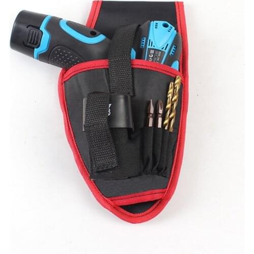 Portable Drill Screwdriver Holder Pouch Cordless Tool Oxford Drill Waist Bag For Hand Tools