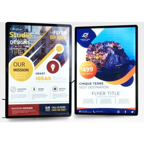 Frame indoor advertising screen indoor advertising light boxes