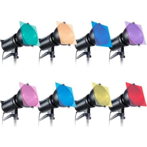 Selens 12"/30CM 8/11 Set Pack of Gel Sheet Transparent Color Correction Light Gel Filter for Photography Yongnuo Strobe Flash