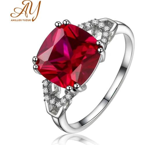 Anillos Yuzuk Silver 925 Jewelry Emerald Ring Silver 925 Womens Trendy Natural Gemstone Rings Engagement Ring Fine Jewelry