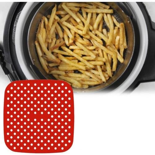 Air Fryers Liner Heat Resistant Non-stick Silicone Safe Airfryer Mats Baking Mat Pastry Tools Bakeware Oil Mats for Home Kitchen