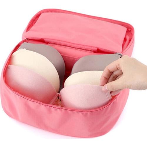 Waterproof Underwear Bra Storage Bag Women Storage Clothes Organizer Case Cosmetic Makeup Pouch Cases Bags For Travel Trip