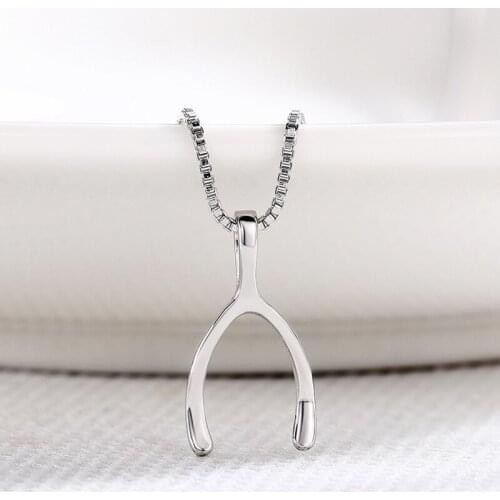 YOUHAOCC Creative Simple Niche Design Without Engraved U-shaped Pendant Fashion Ladies Necklace Jewelry Accessories