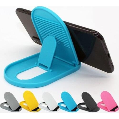 1Pcs Portable Phone Desk Stand Mini Mobile Phone Holder Foldable 4 Degrees Adjustable Universal Holder for iPhone Andorid Phone