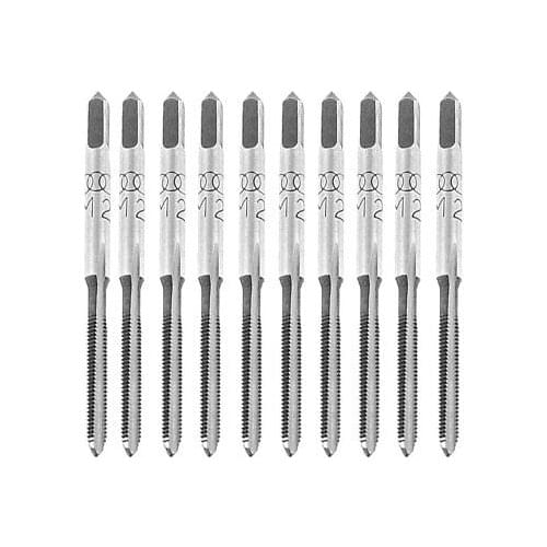 10 Pcs Square Head HSS M2 Flutes Hand Screw Thread Metric Taps
